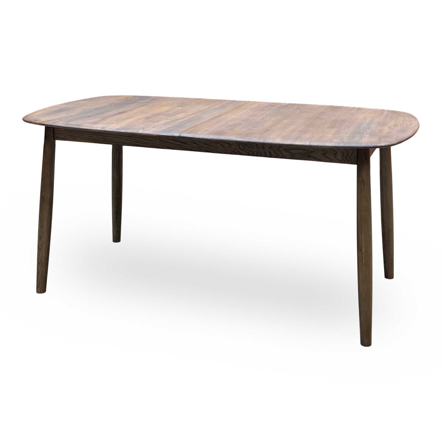 ‘Stockholm’ Dark Oak Solid Oak Large Extending Dining Table Furniture Village