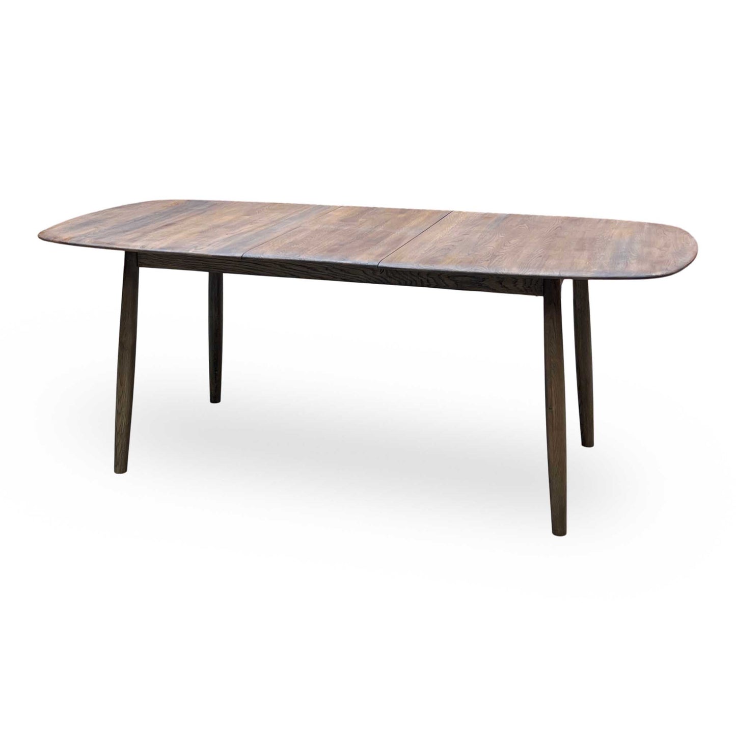 ‘Stockholm’ Dark Oak Solid Oak Large Extending Dining Table Furniture Village
