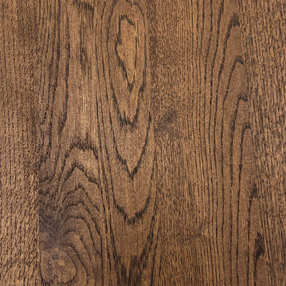 ‘Stockholm’ Dark Oak Solid Oak Large Extending Dining Table Furniture Village