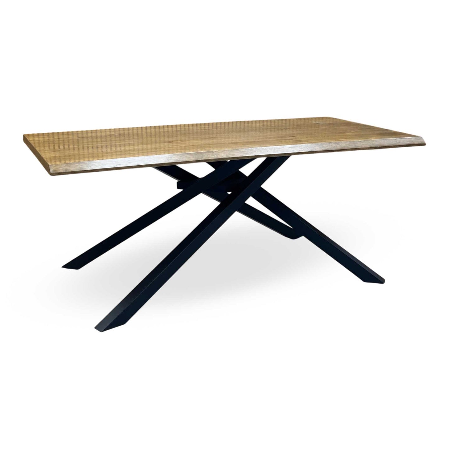 ‘Sapporo' Dark Oak Solid Oak Fixed Dining Table
