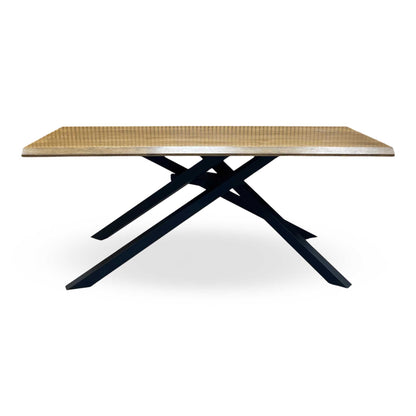 ‘Sapporo' Dark Oak Solid Oak Fixed Dining Table