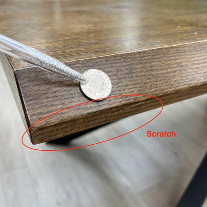 ‘Sapporo' Dark Oak Solid Oak Fixed Dining Table
