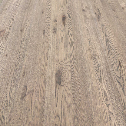 Bodahl 'Terra' 8 Vintage Grey Solid Oak 240cm Dining Table with Metal Star Base