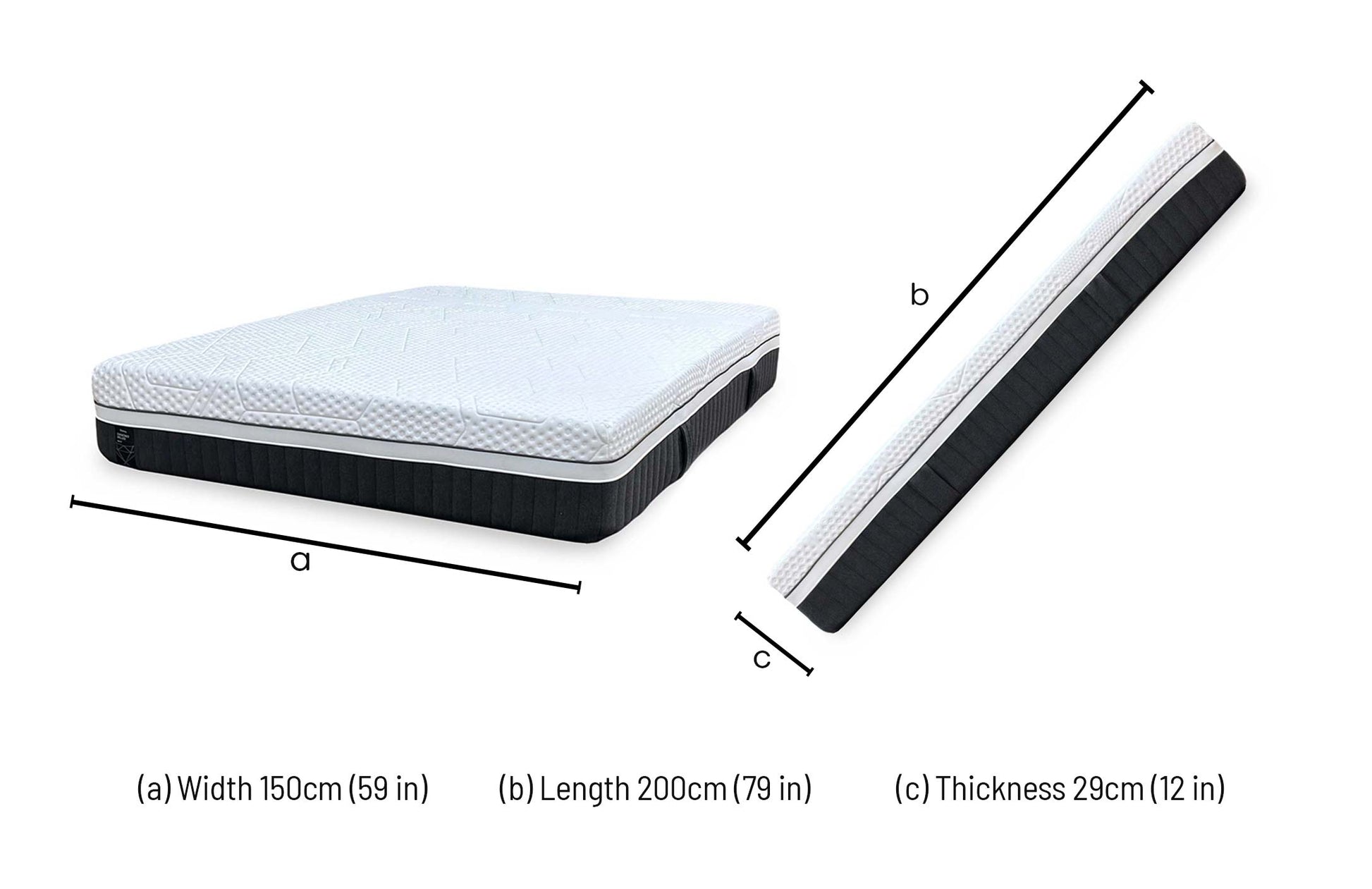 Emma Mattress Diamond Deluxe Hybrid Soft Tension Diamond Cool Foam Mattress - King Furniture Village