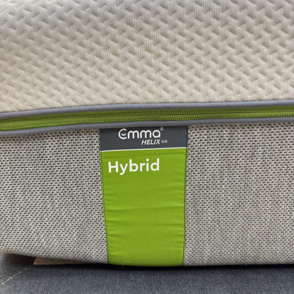 Emma Mattress Helix Hybrid Medium Firm 319 Spring Memory Foam Mattress - Double Furniture Village