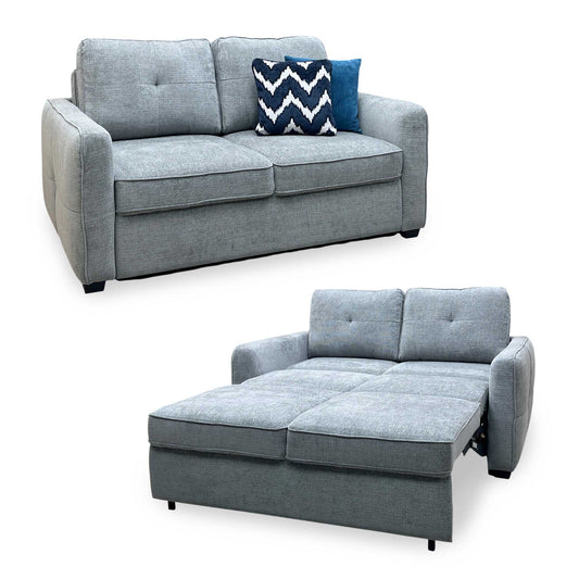 ‘Karen’ Grey Fabric 2 Seater Sofa Bed