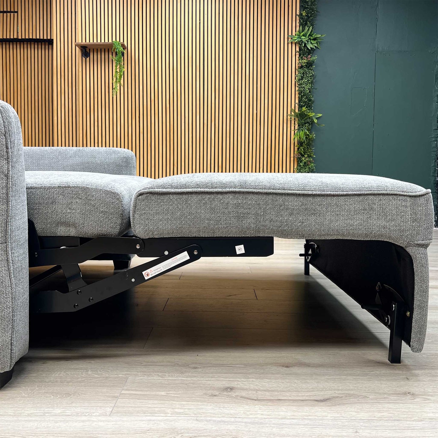 ‘Karen’ Grey Fabric 2 Seater Sofa Bed