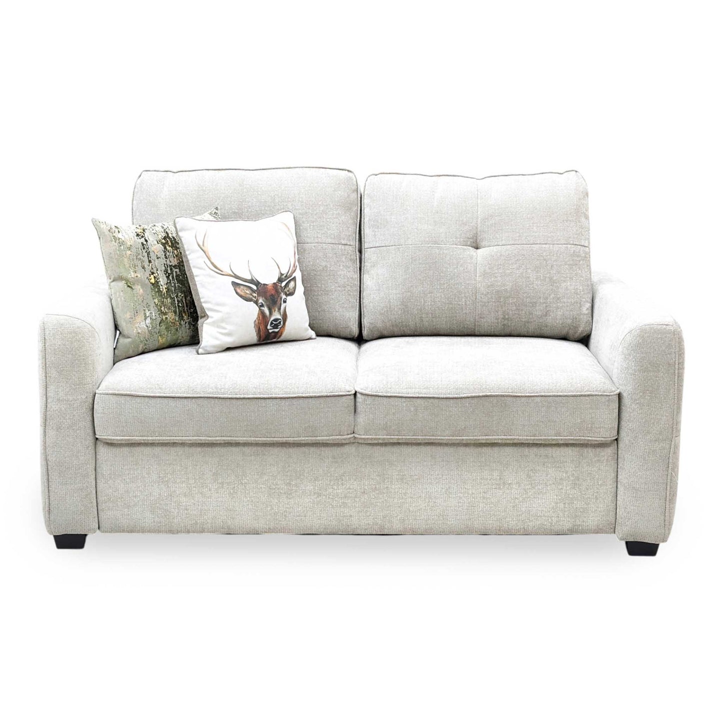 ‘Karen’ Beige Fabric 2 Seater Sofa Bed