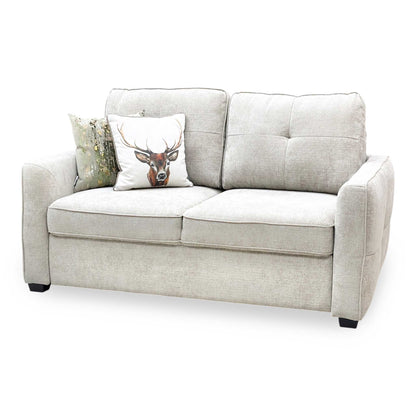 ‘Karen’ Beige Fabric 2 Seater Sofa Bed