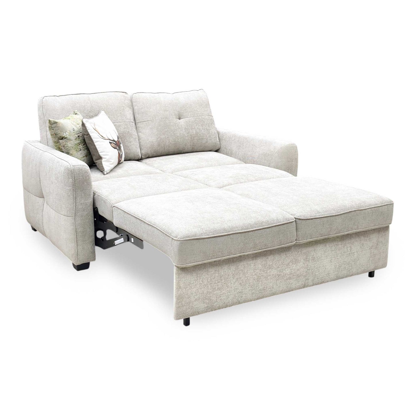 ‘Karen’ Beige Fabric 2 Seater Sofa Bed