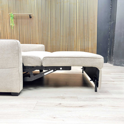 ‘Karen’ Beige Fabric 2 Seater Sofa Bed