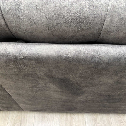‘Mariah' Dapple Moleskin-Tri No Insert Fabric 3 Seater Sofa