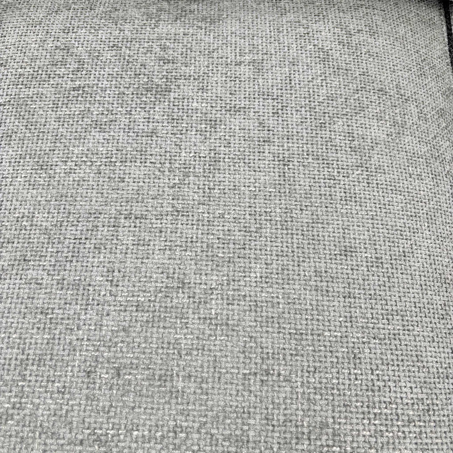 ‘Dury’ Grey Chunky Weave Fabric Standard Back Corner Group Sofa