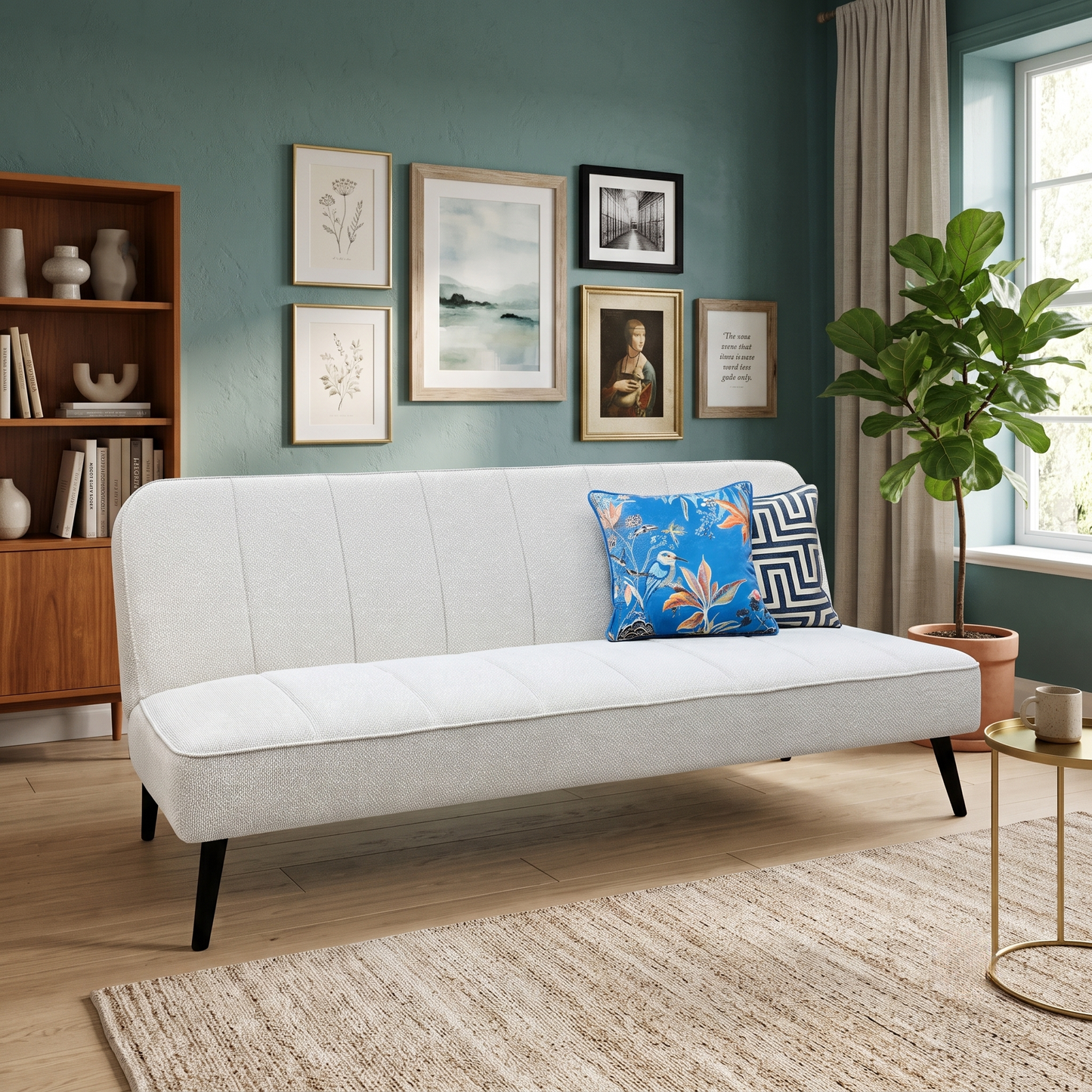 ‘Courtina’ Natural Fabric Sofa Bed
