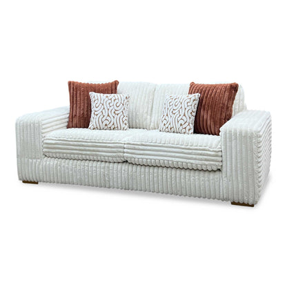 ‘Cosy’ Natural Cord Fabric 2 Seater Sofa