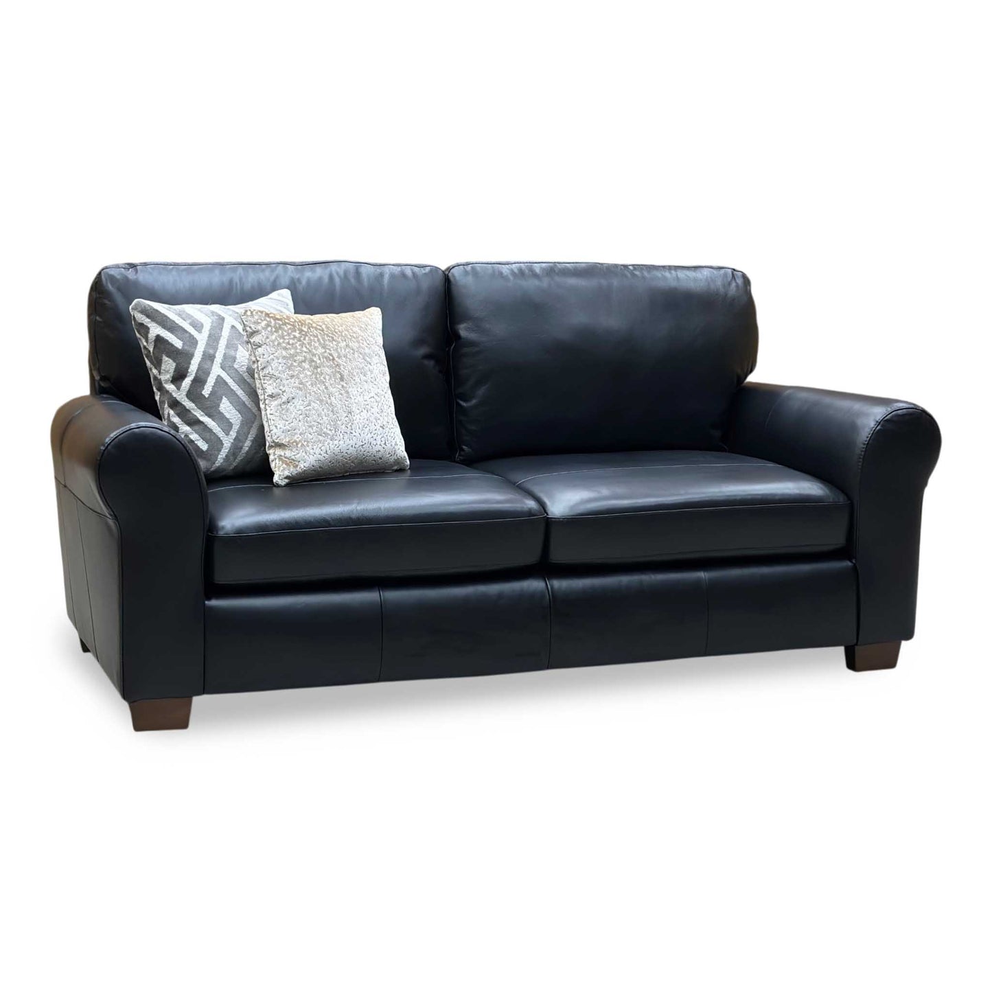 Full view of The Bailey 3 Seater Sofa brings contemporary elegance to any living space.