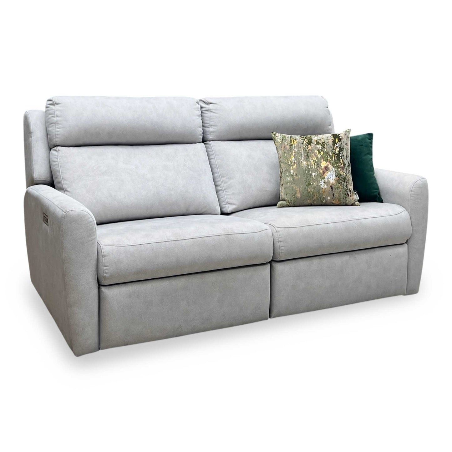 G Plan ‘Wren’ A124 Stingray Charcoal Grey Fabric 3 Seater Power Recliner Sofa with Power Headrests and Power Lumbar
