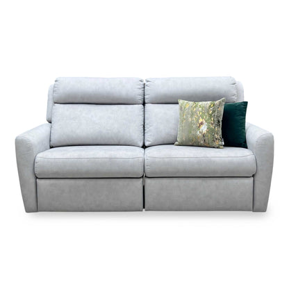 G Plan ‘Wren’ A124 Stingray Charcoal Grey Fabric 3 Seater Power Recliner Sofa with Power Headrests and Power Lumbar