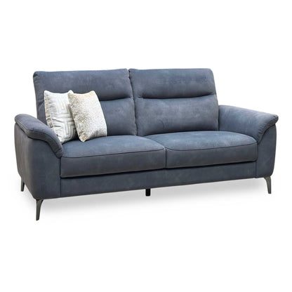 ‘Morgan’ Dexter Shadow Grey Fabric 3 Seater Sofa
