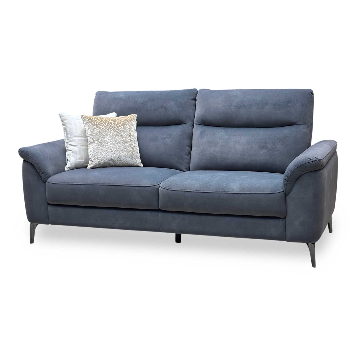 ‘Morgan’ Dexter Shadow Grey Fabric 3 Seater Sofa