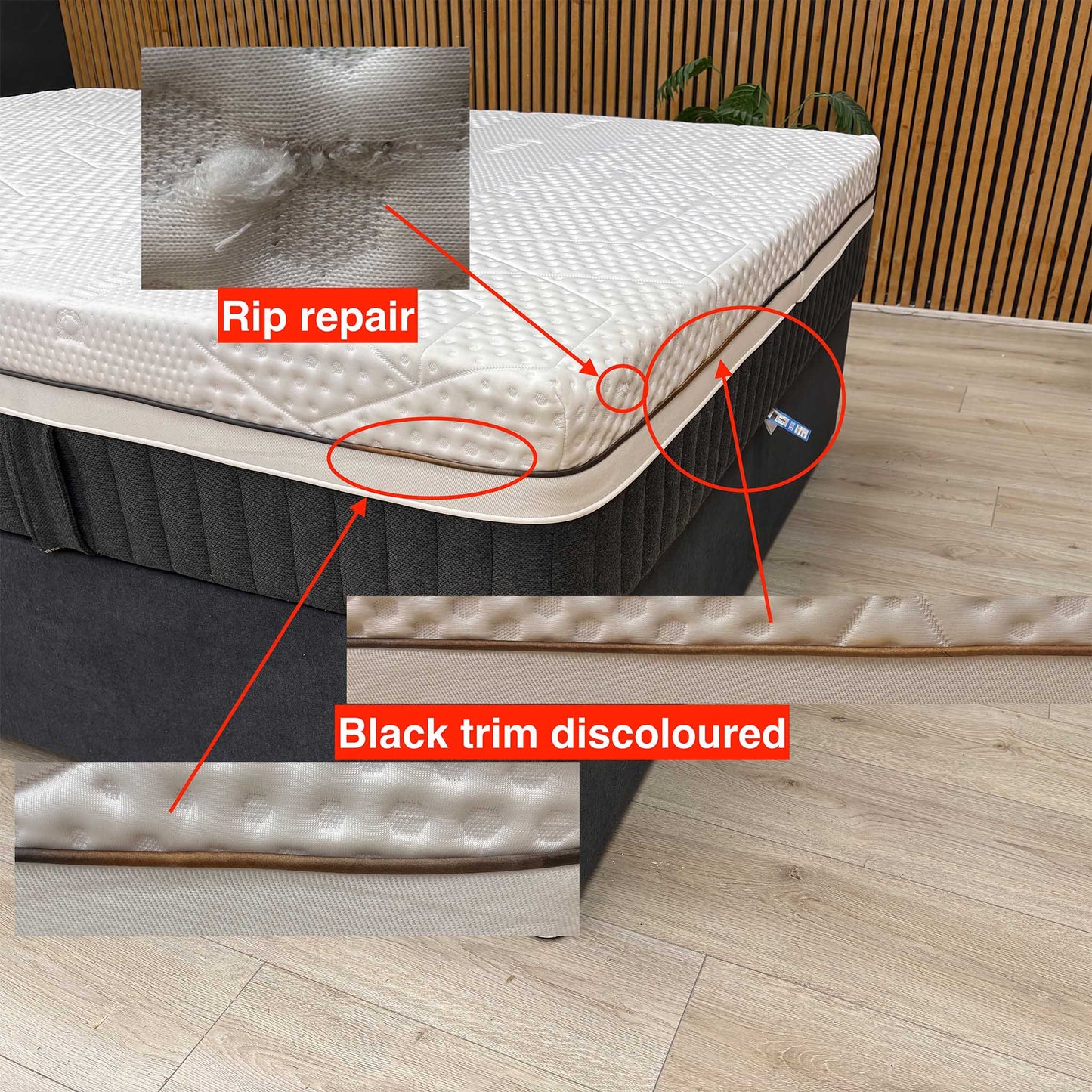 Emma Mattress Diamond Deluxe Hybrid Soft Tension Diamond Cool Foam Mattress - King