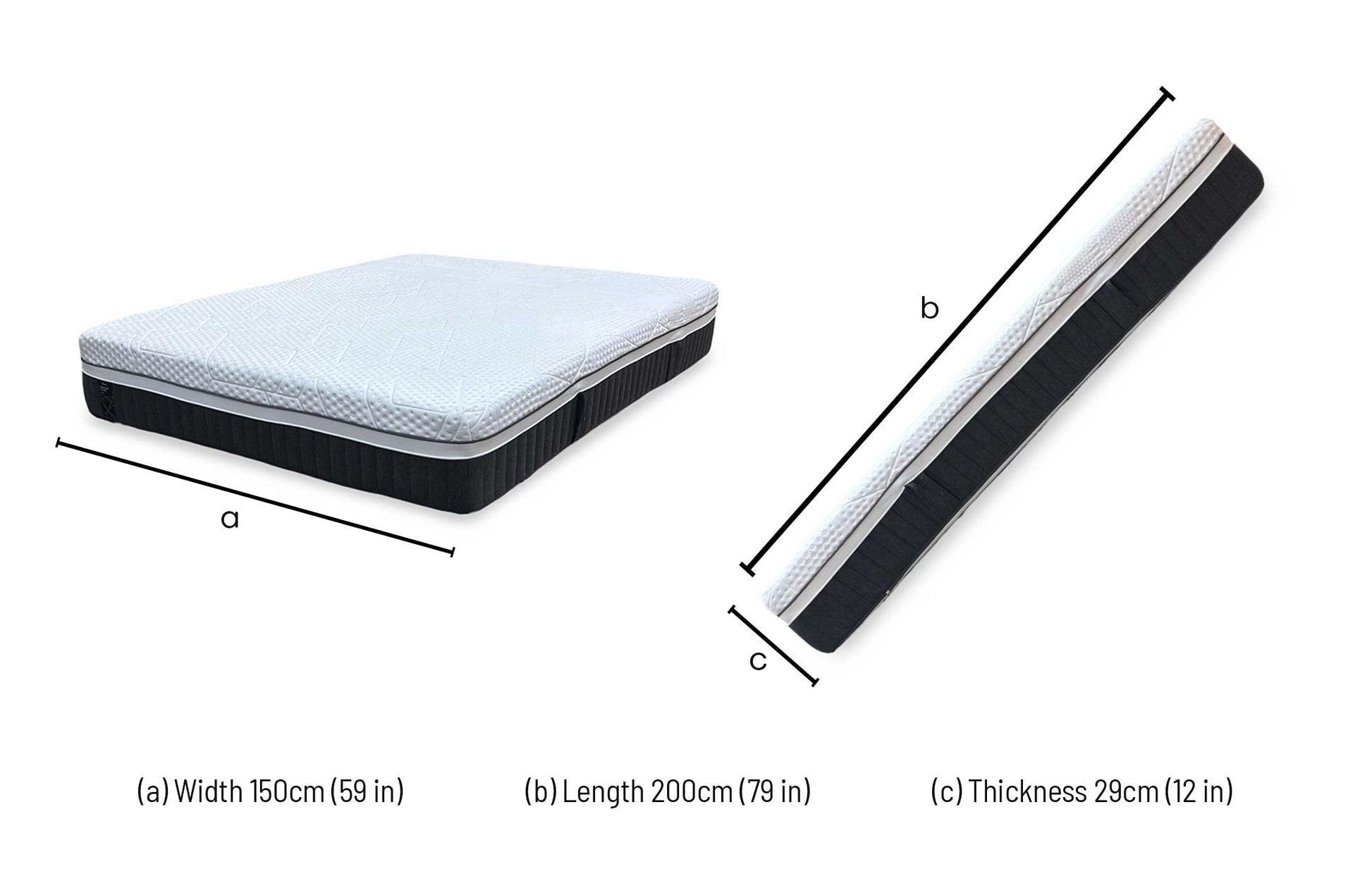 Emma Mattress Diamond Deluxe Hybrid Soft Tension Diamond Cool Foam Mattress - King Furniture Village