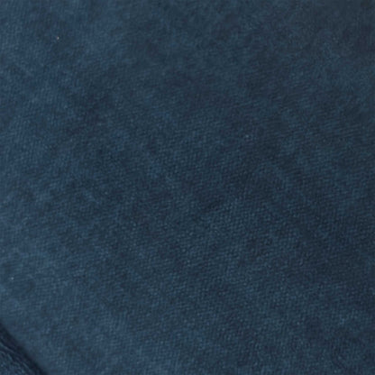 ‘Nice’ Deep Sea Blue Fabric Swivel Recliner Chair and Footstool