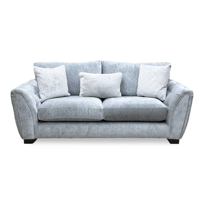 'Aphrodite’ California Mist Grey Dw Ft Fabric 3 Seater Sofa