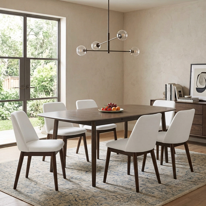 ‘Stockholm' Dark Oak Large Extending Dining Table