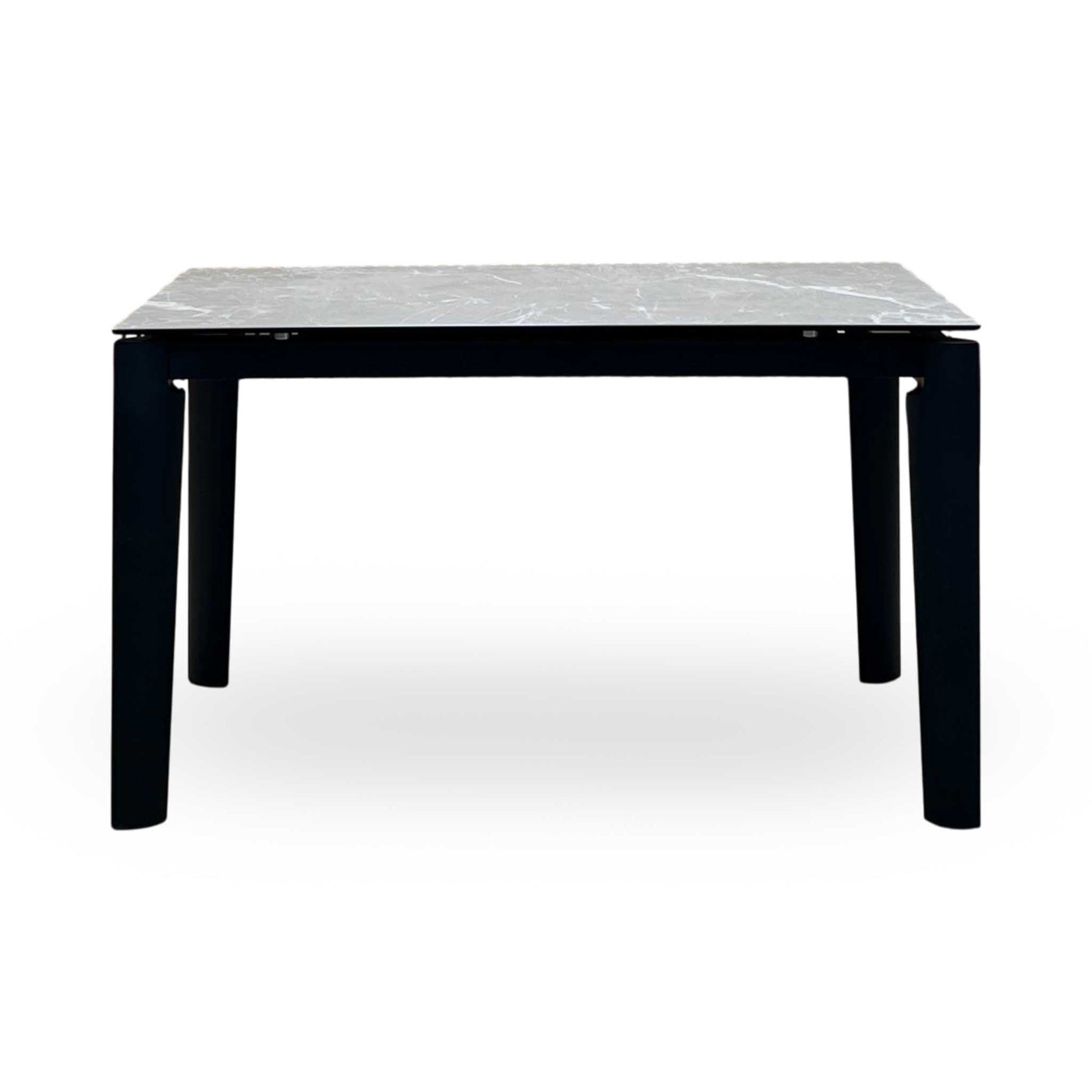 Connubial ‘Rosa’ Wdn Grp-Arn Ceramic Top Extending Dining Table with Wooden Legs Furniture Village