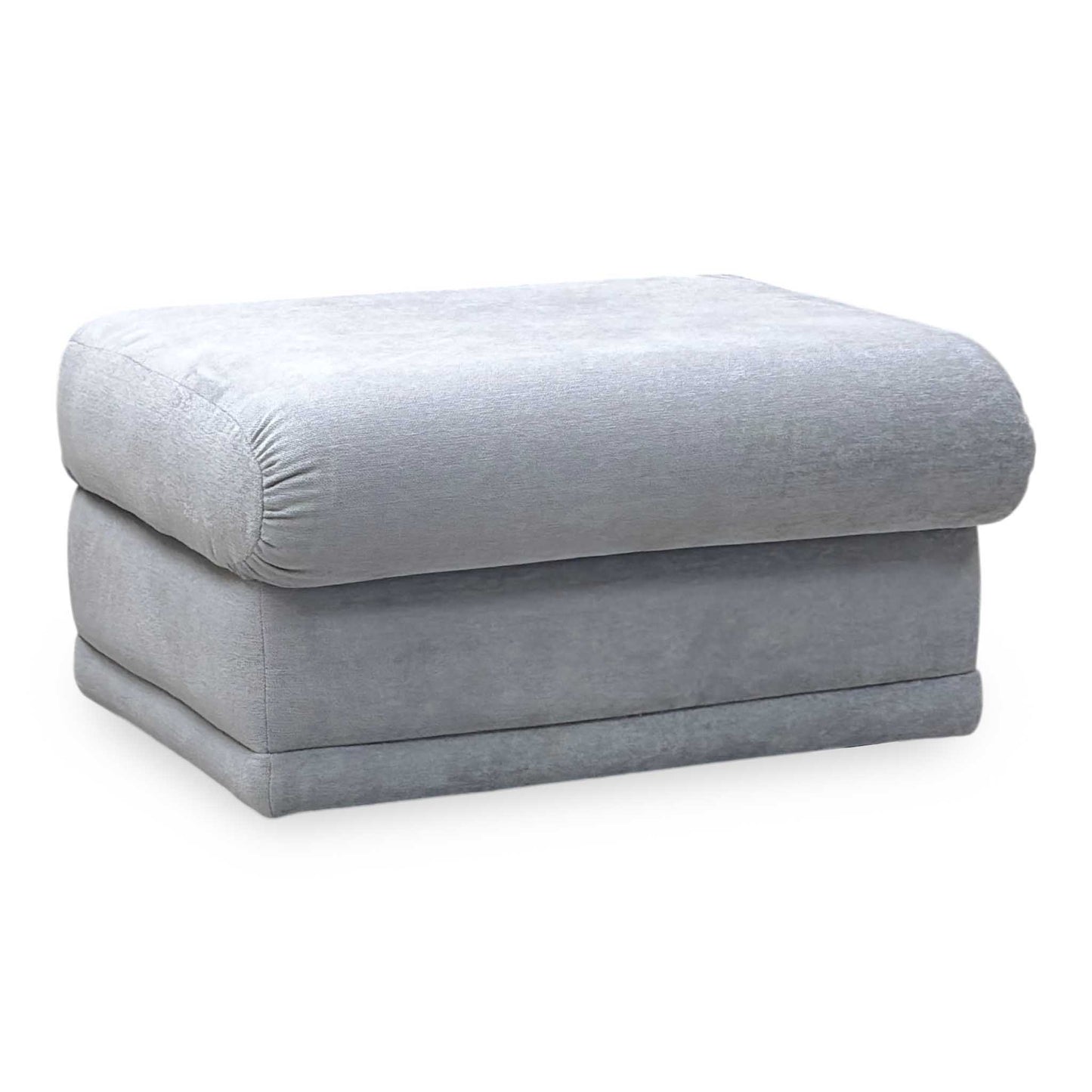 G Plan 'Malvern’ Grey Fabric Storage Footstool