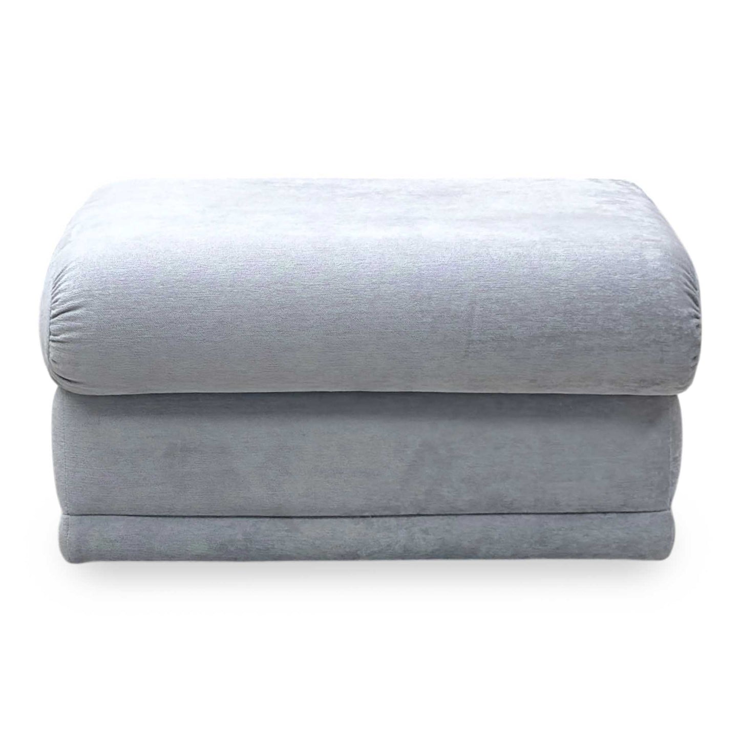 G Plan 'Malvern’ Grey Fabric Storage Footstool