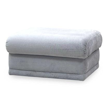 G Plan 'Malvern’ Grey Fabric Storage Footstool