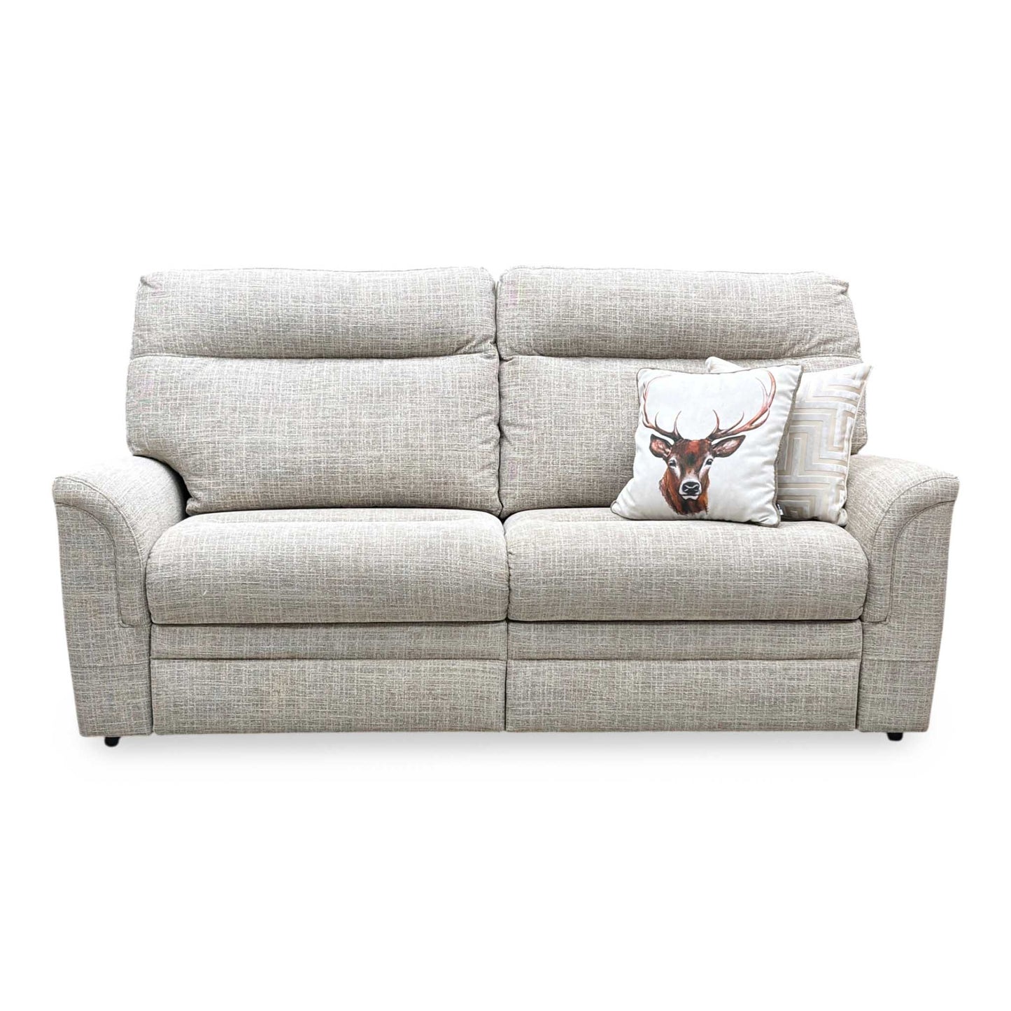 Parker Knoll ‘Hudson 23’ Dash Oatmeal 001497-0051 Fabric Large 2 Seater Sofa