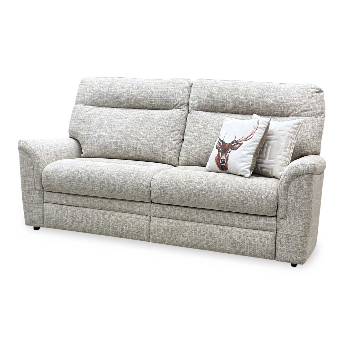 Parker Knoll ‘Hudson 23’ Dash Oatmeal 001497-0051 Fabric Large 2 Seater Sofa