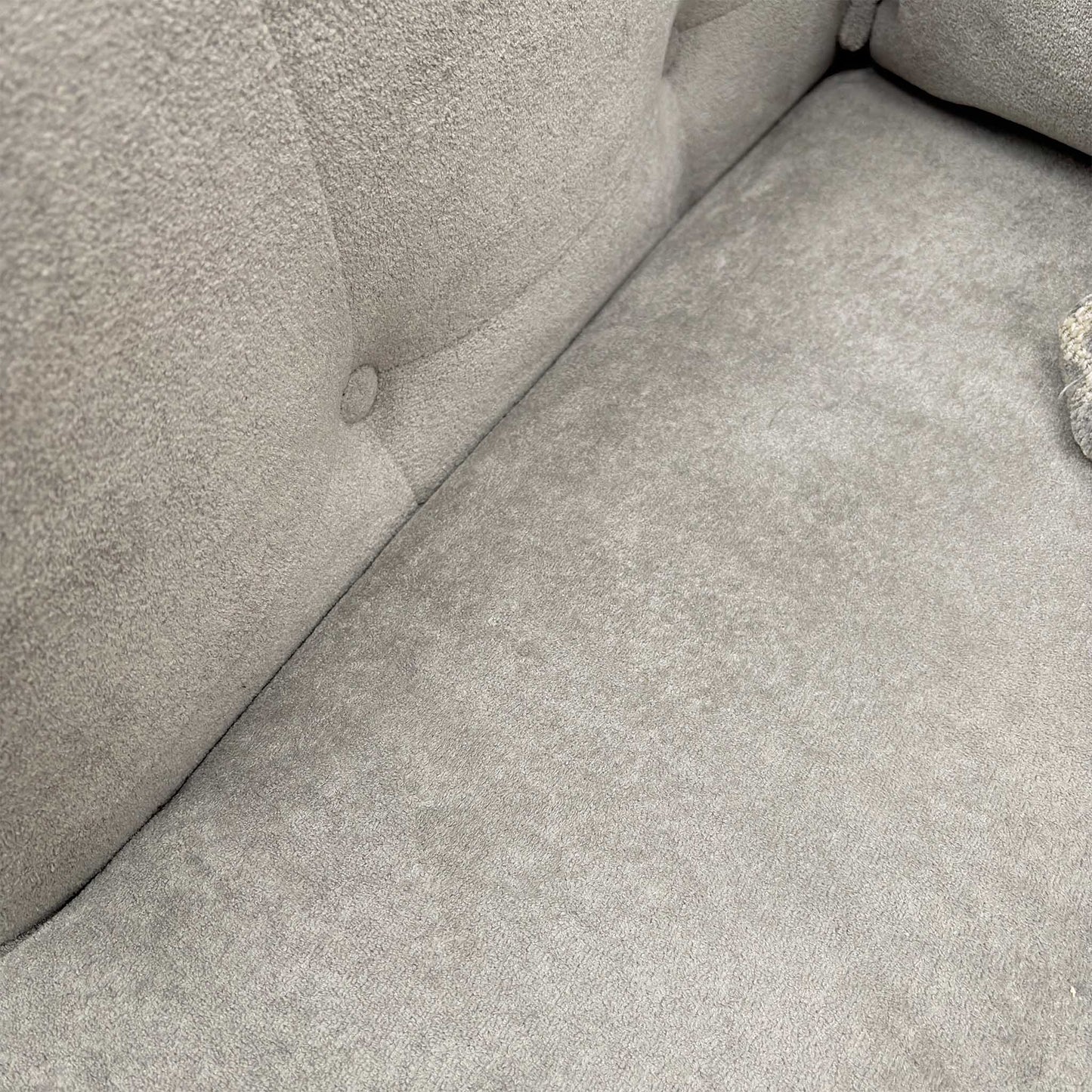 Farrah Riga Silver - Zena Silver Dw Fabric Large Corner + Chair Sofa Set Furniture Village