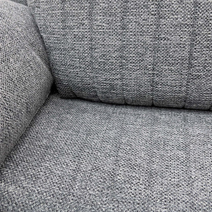 'Brystol' Dark Grey Woven Fabric Set 3 + 2 Seater Power Recliner with Drop Down Cup Holder + Power Chair Sofa Set