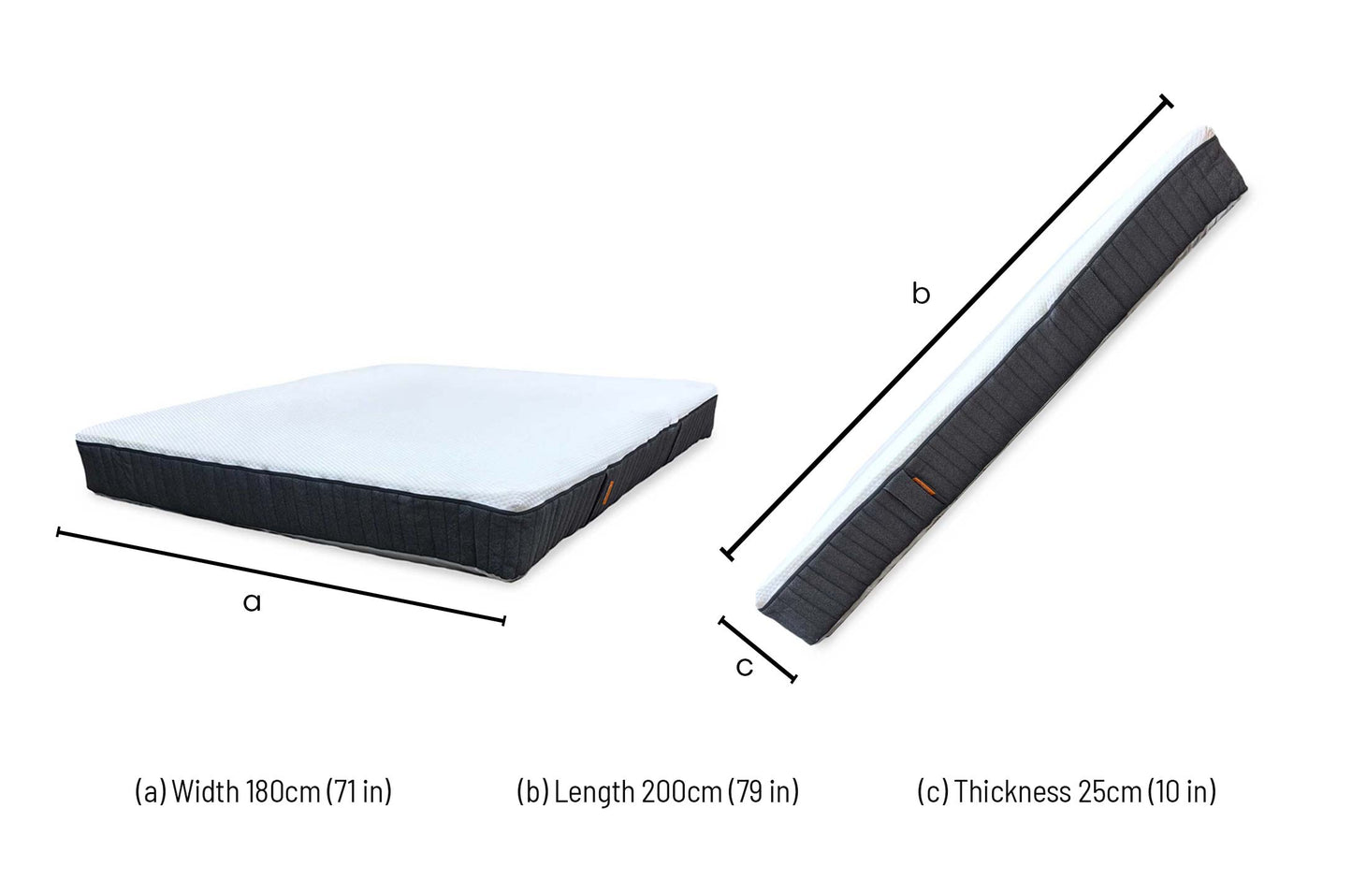 Emma Mattress Original Hypoallergenic Foam Mattress - Super King