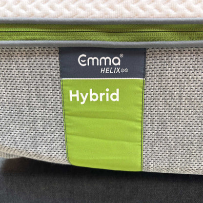 Emma Mattress Helix Hybrid Medium Firm 319 Spring Memory Foam Mattress - Super King