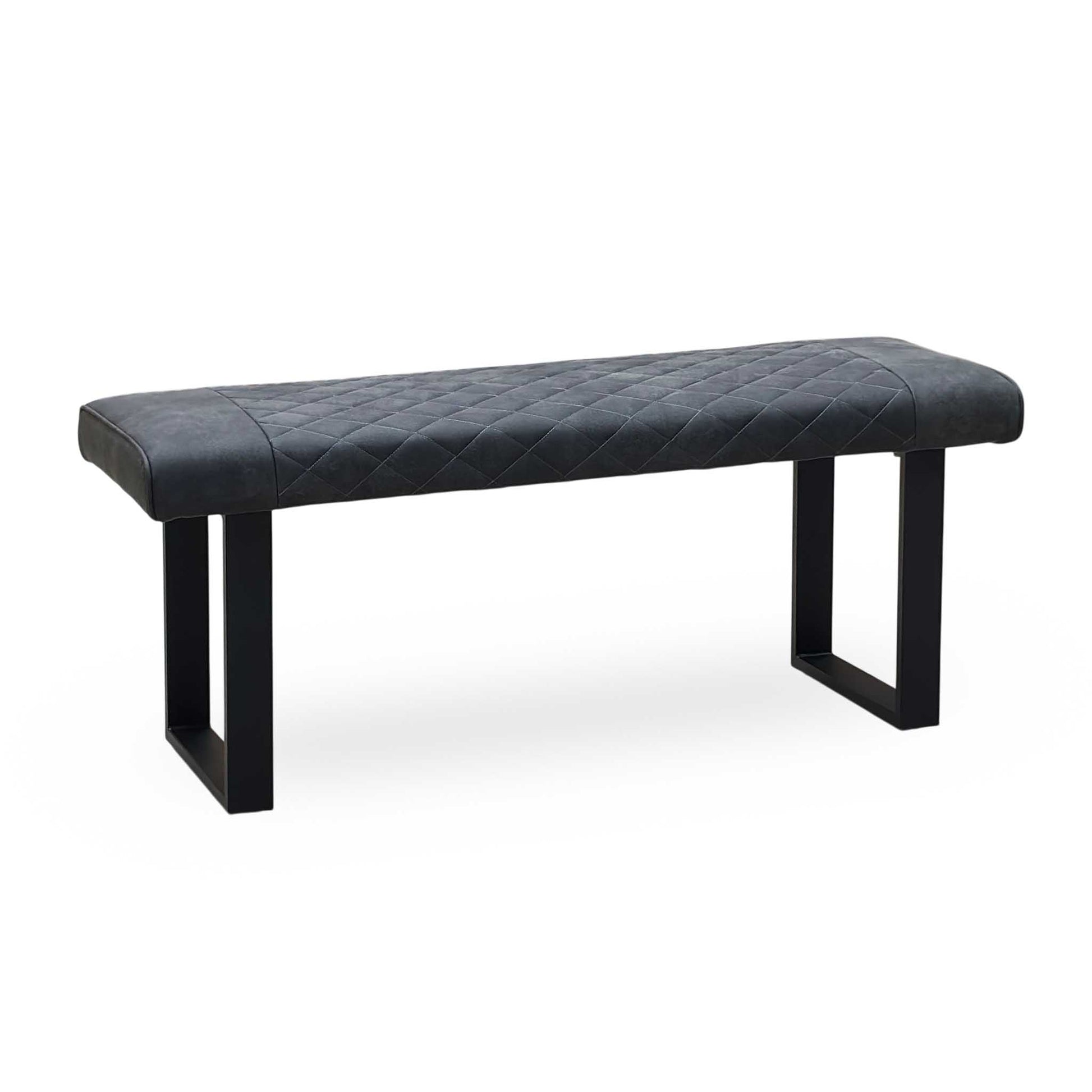 ‘Warrior' Grey Fabric Standard Dining Bench Furniture Village