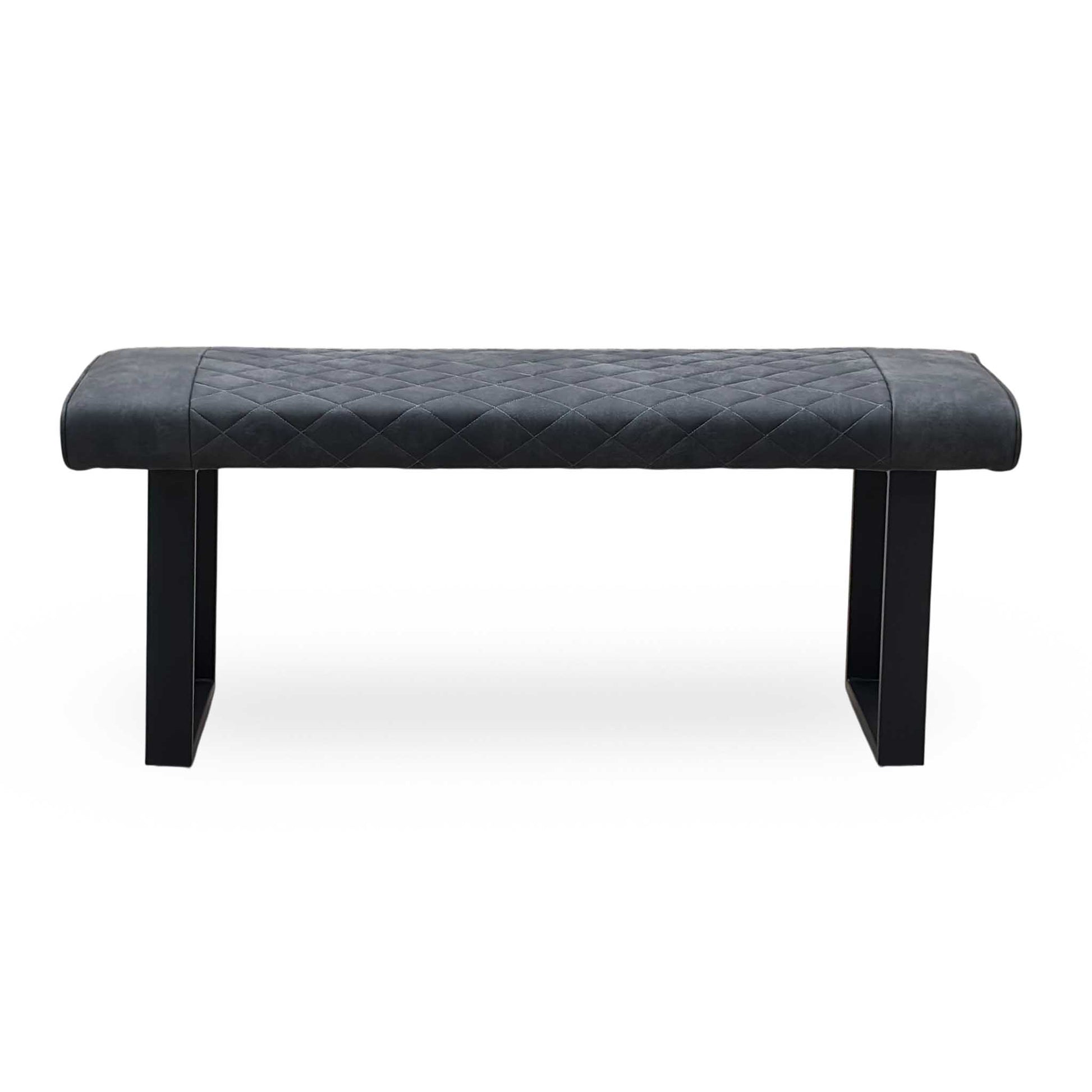 ‘Warrior' Grey Fabric Standard Dining Bench Furniture Village