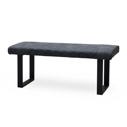 ‘Warrior' Grey Fabric Standard Dining Bench Furniture Village