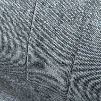 'Raul' Anthracite Grey Fabric Swivel Dining Chair Furniture Village