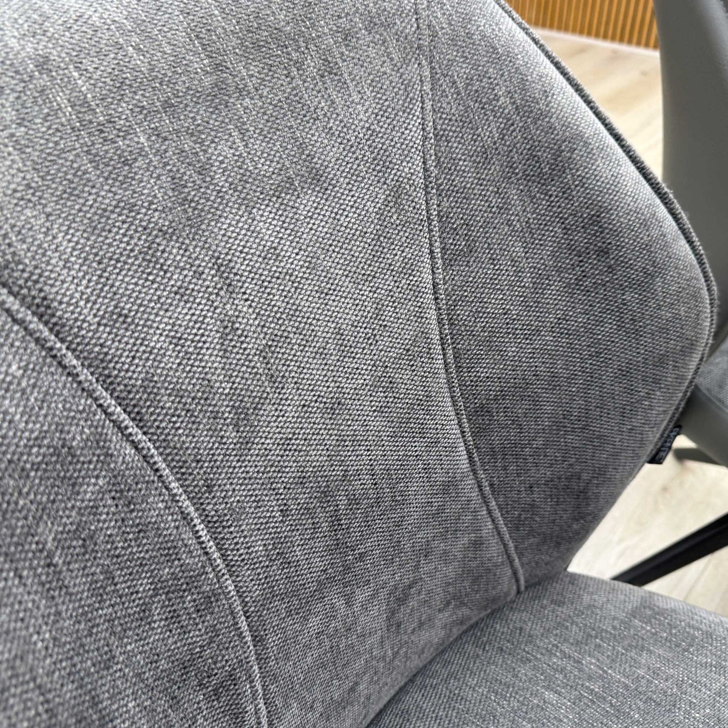 'Julio' G6 Anthracite Grey Fabric Set of 4 Swivel Dining Chairs Furniture Village