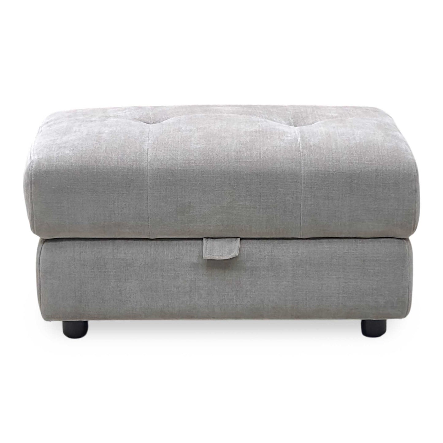 ‘Dinky’ Manhattan Nutmeg Fabric Large Storage Footstool Furniture Village