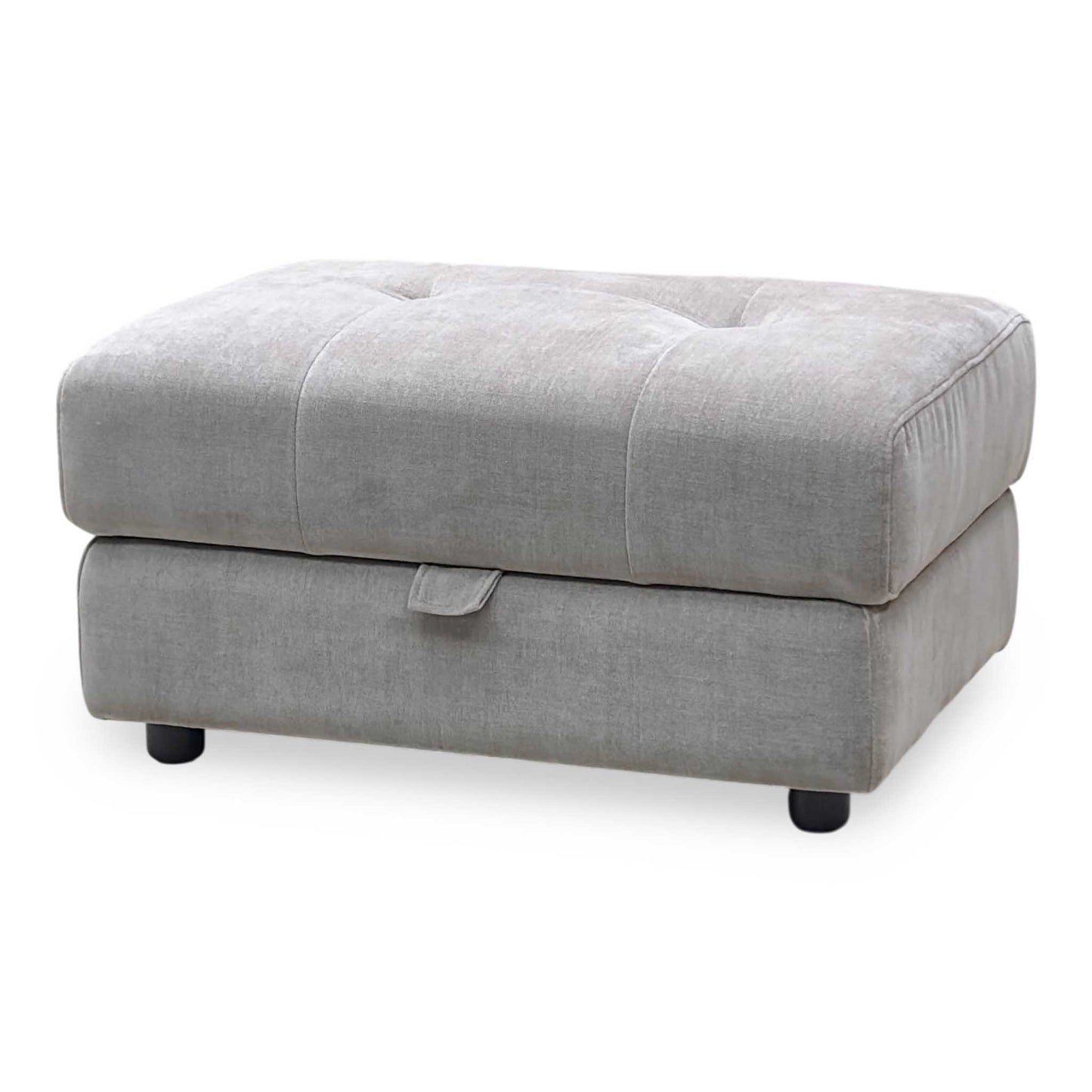 ‘Dinky’ Manhattan Nutmeg Fabric Large Storage Footstool Furniture Village