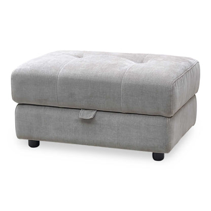‘Dinky’ Manhattan Nutmeg Fabric Large Storage Footstool Furniture Village