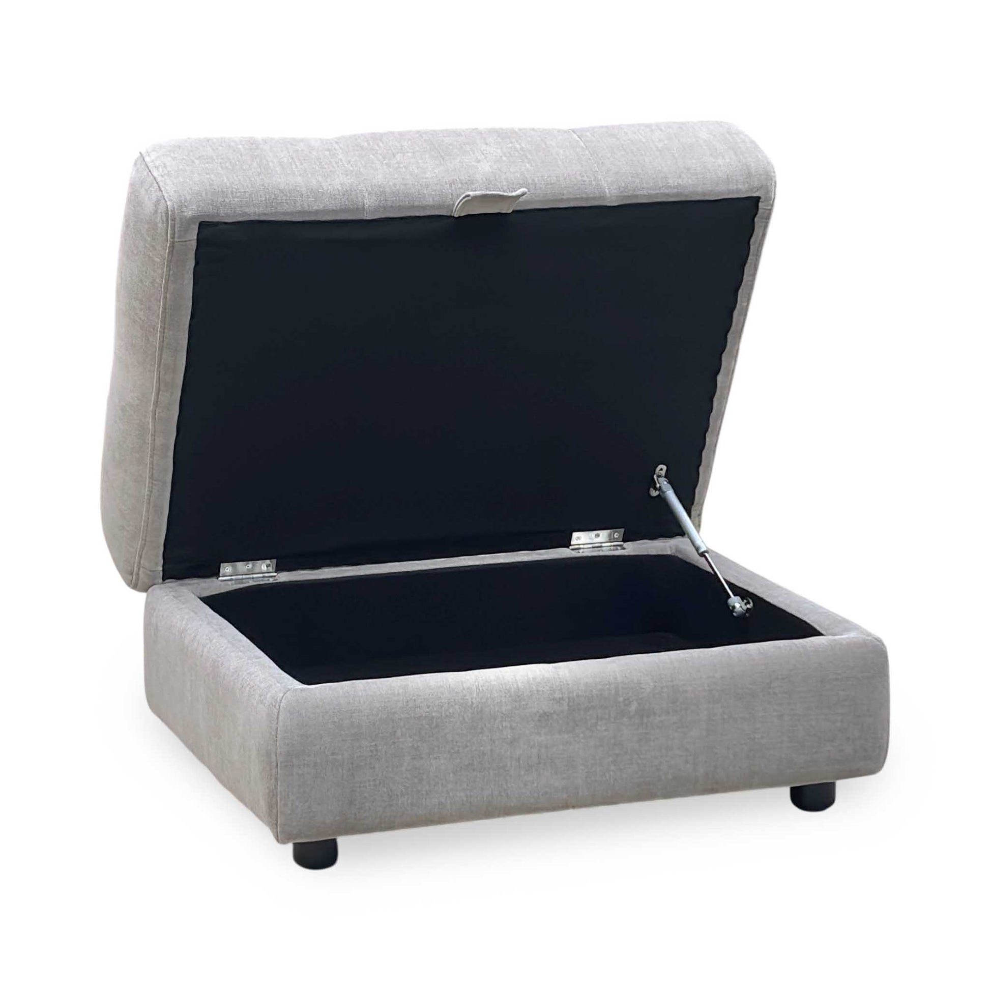 ‘Dinky’ Manhattan Nutmeg Fabric Large Storage Footstool Furniture Village