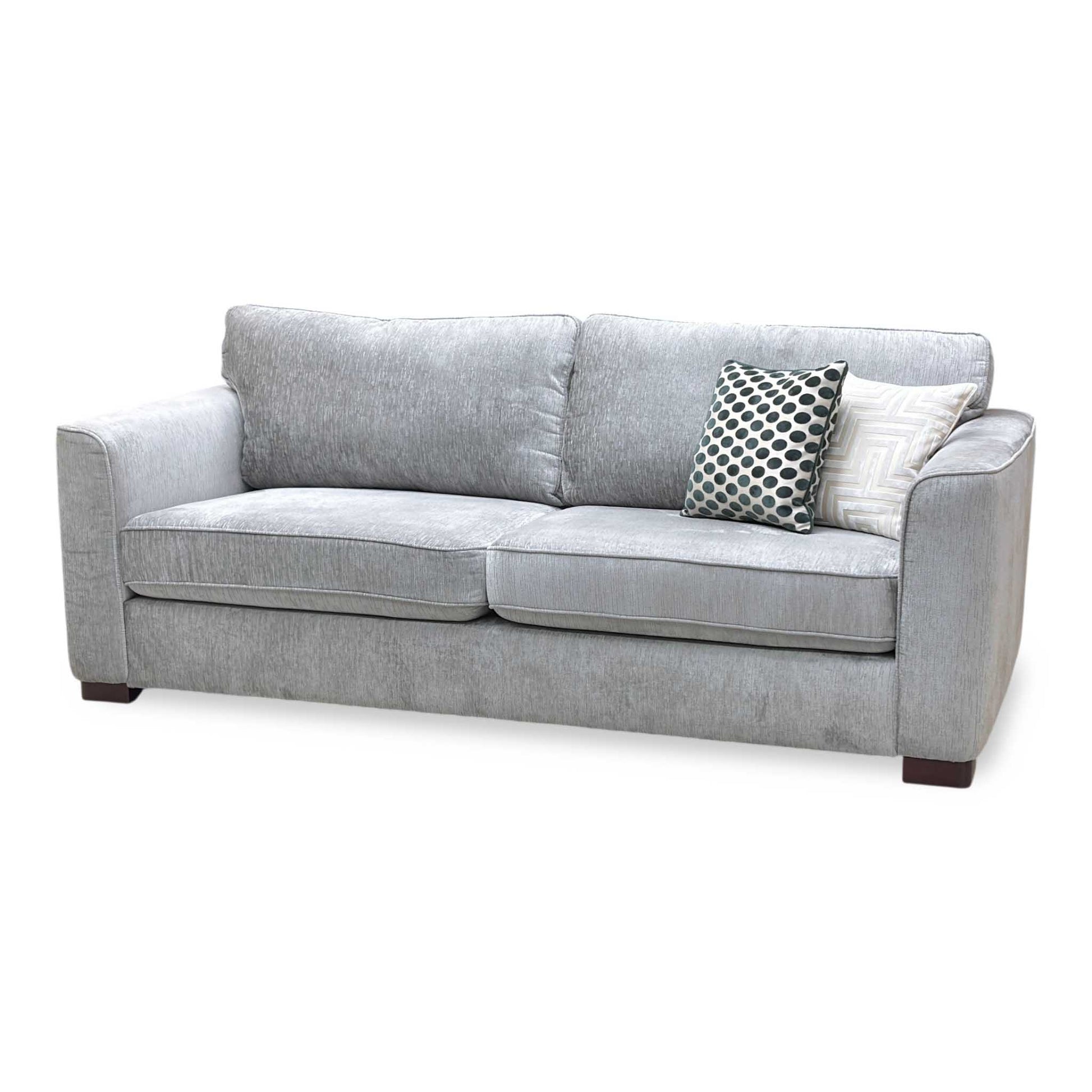 'Elora’ Warm Grey Fabric 4 Seater Sofa Furniture Village