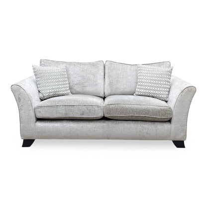 ‘Sasha’ Alexandra Truffle Chenille Fabric 3 Seater Sofa Furniture Village